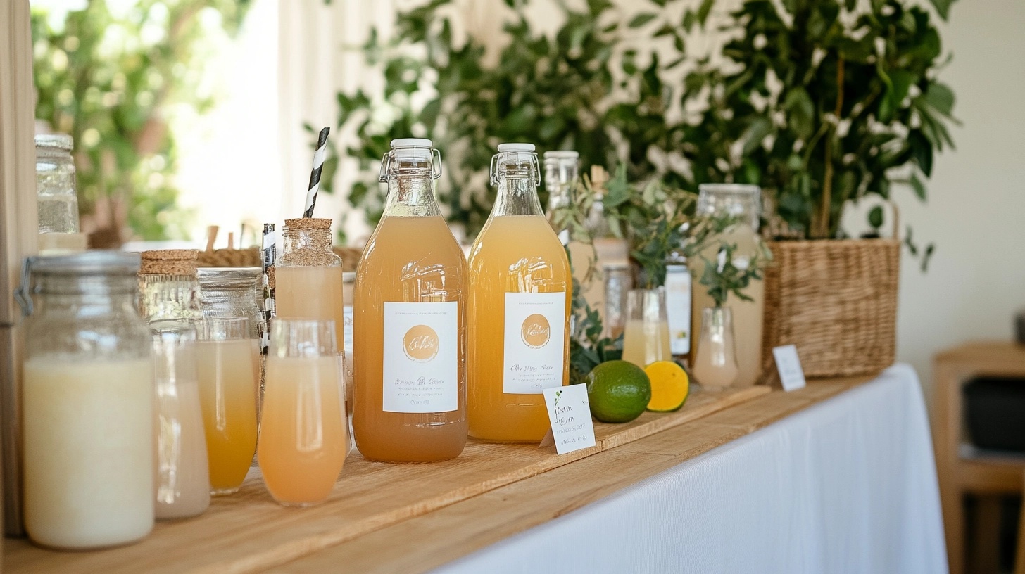 Drink station with themed beverages