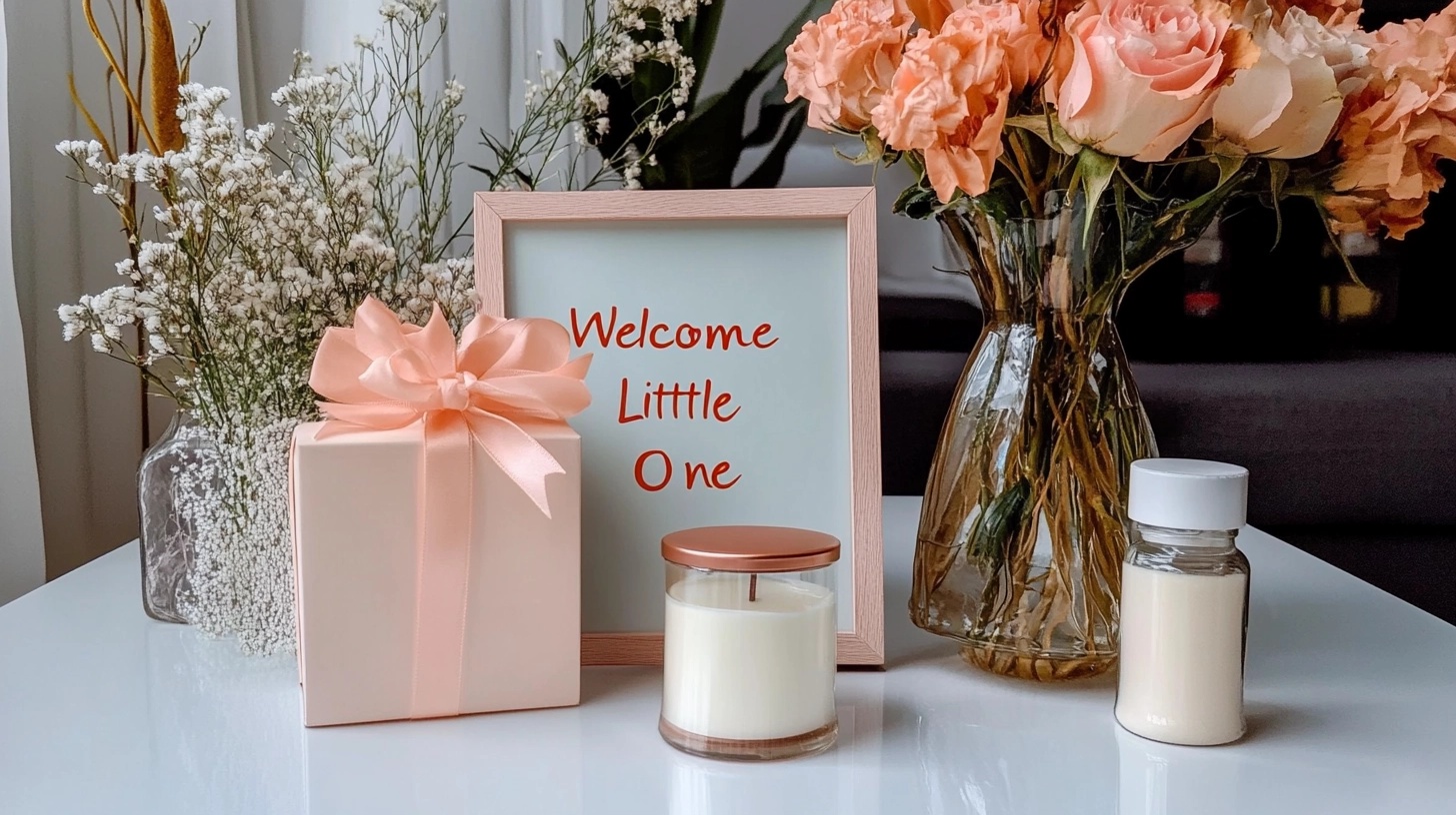 Welcome Little One sign.