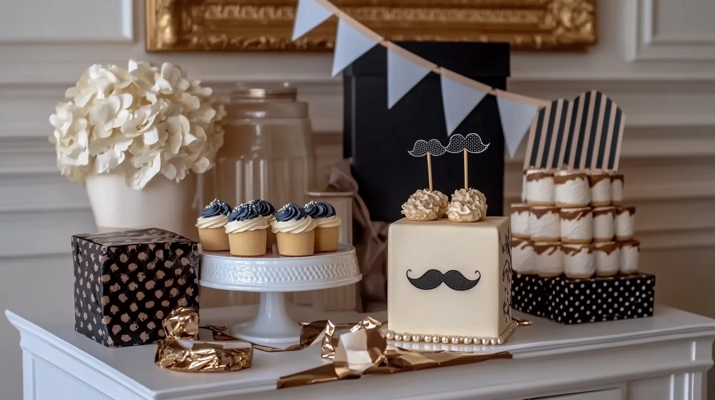 Farm-themed baby sprinkle decorations