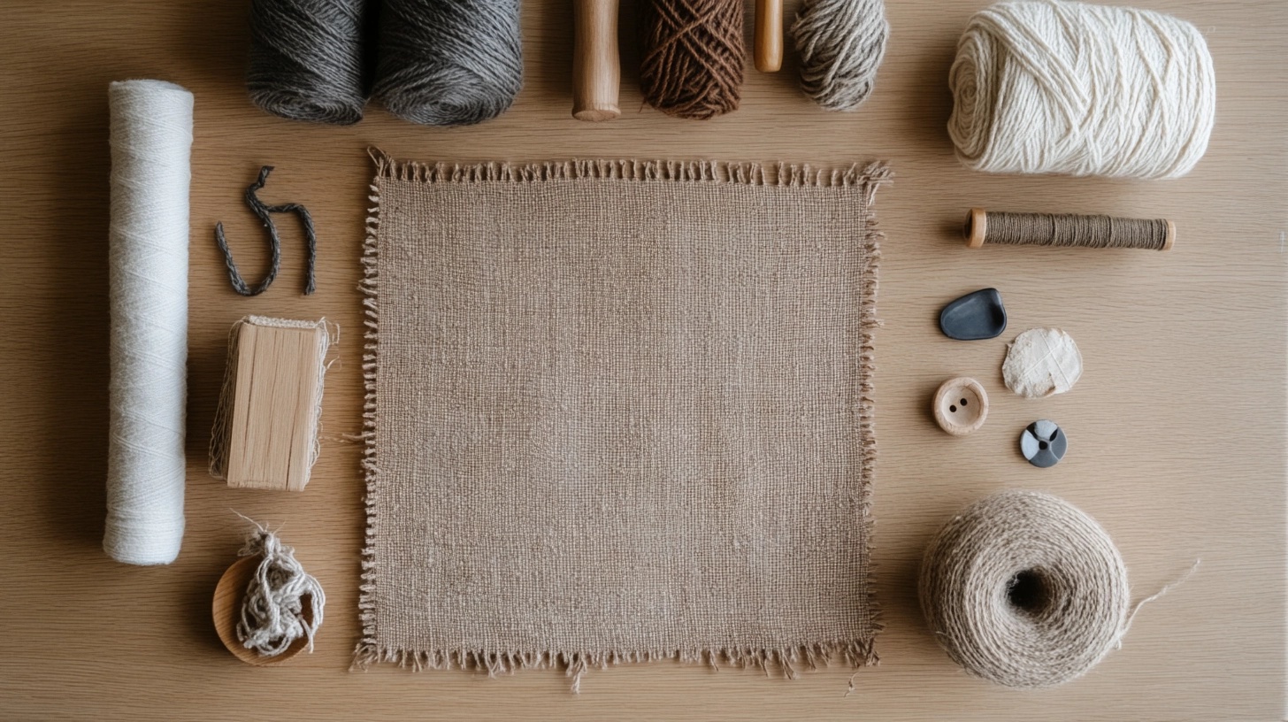 Homemade sensory board with various textures and objects