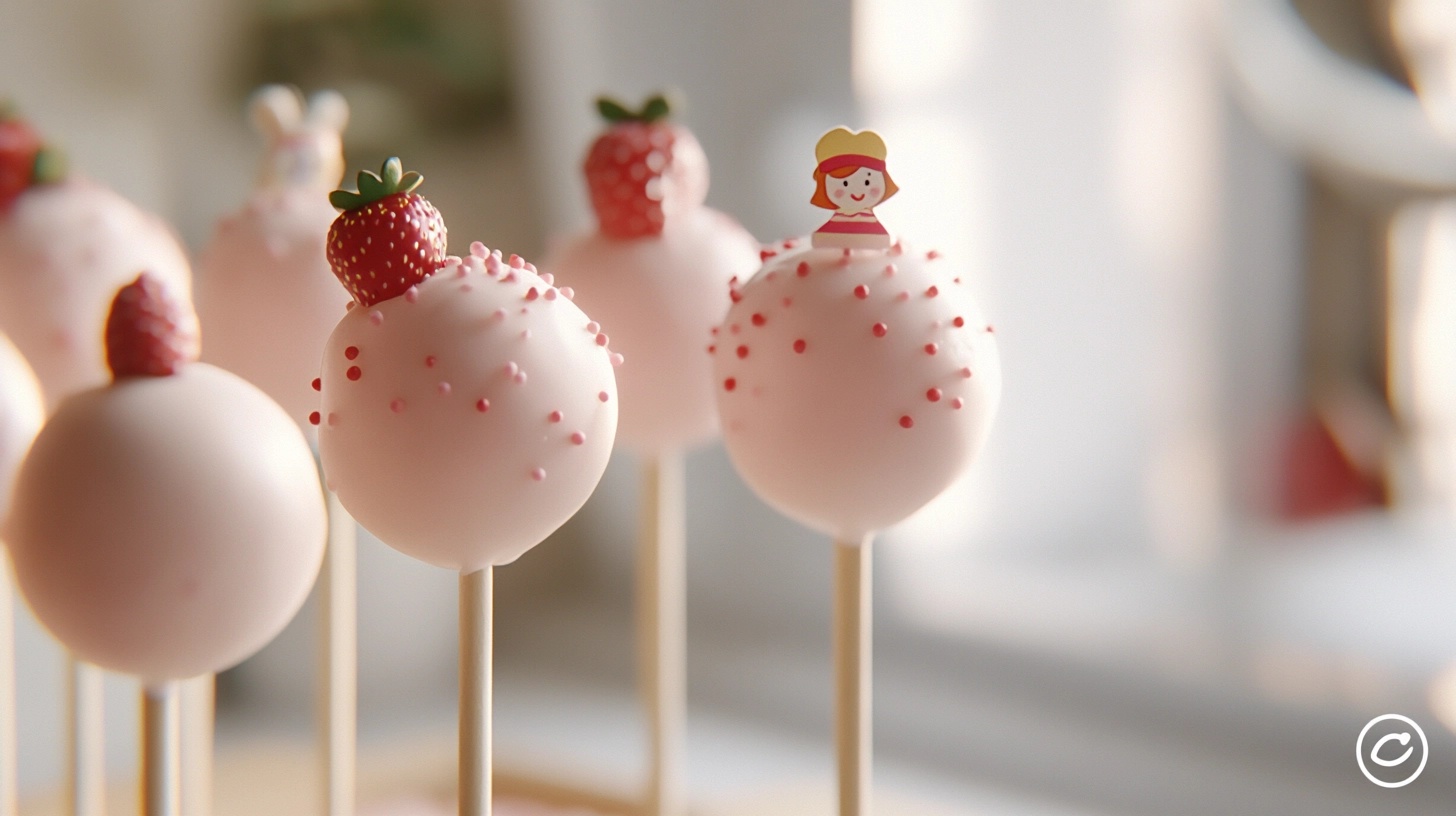 Strawberry Shortcake Cake Pops