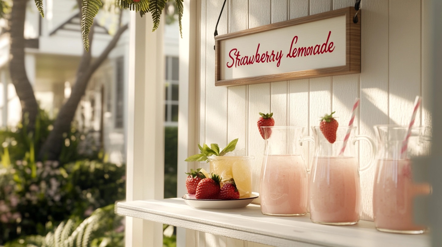 Strawberry Lemonade Stand