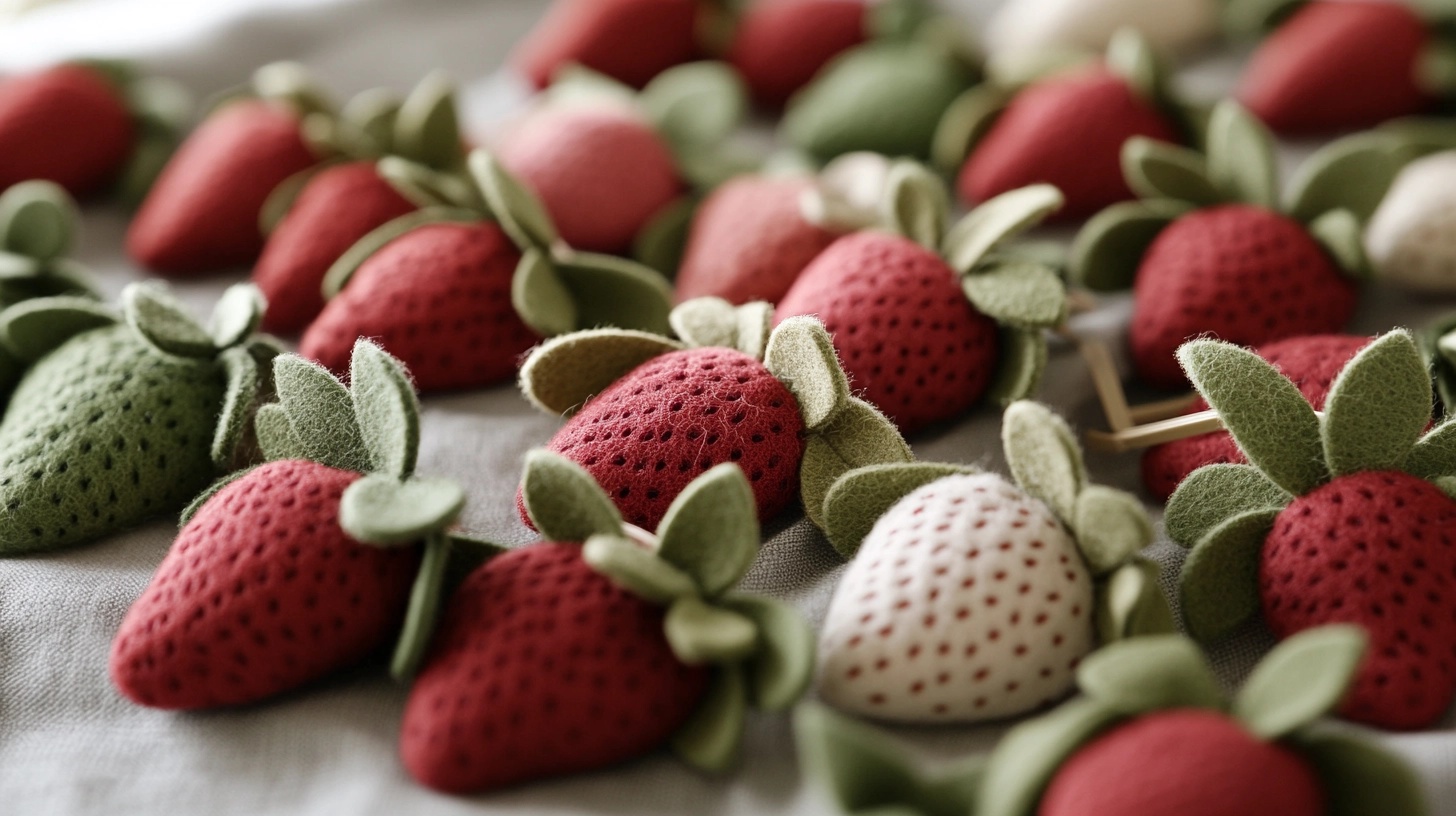 Strawberry Hair Clips